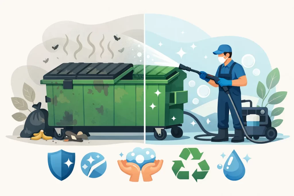 7 Benefits of Dumpster Sanitizing