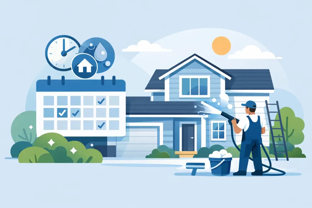 A Guide to Exterior Washing Schedules