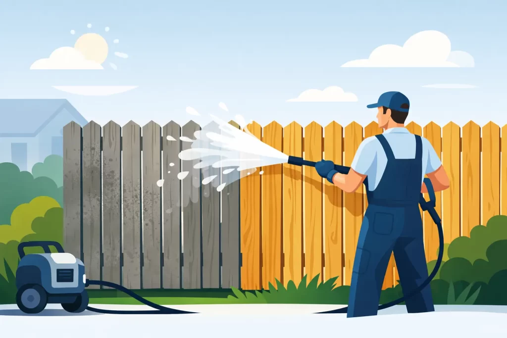 Fence Power Washing Service That Lasts