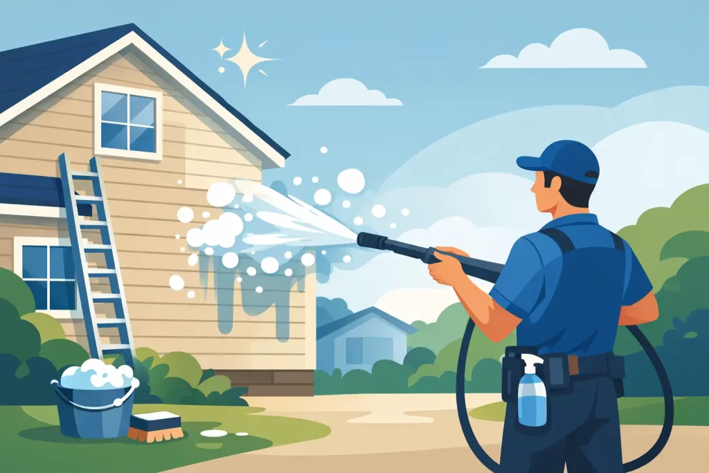House Siding Cleaning Service That Works