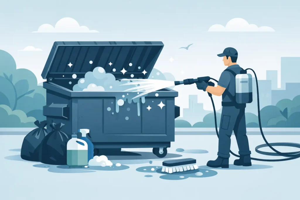 How to Disinfect Commercial Dumpsters Properly