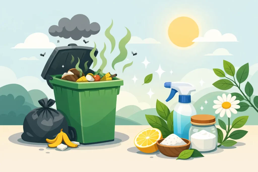 How to Remove Garbage Bin Odor Naturally