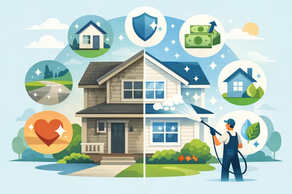7 Top Benefits of House Washing