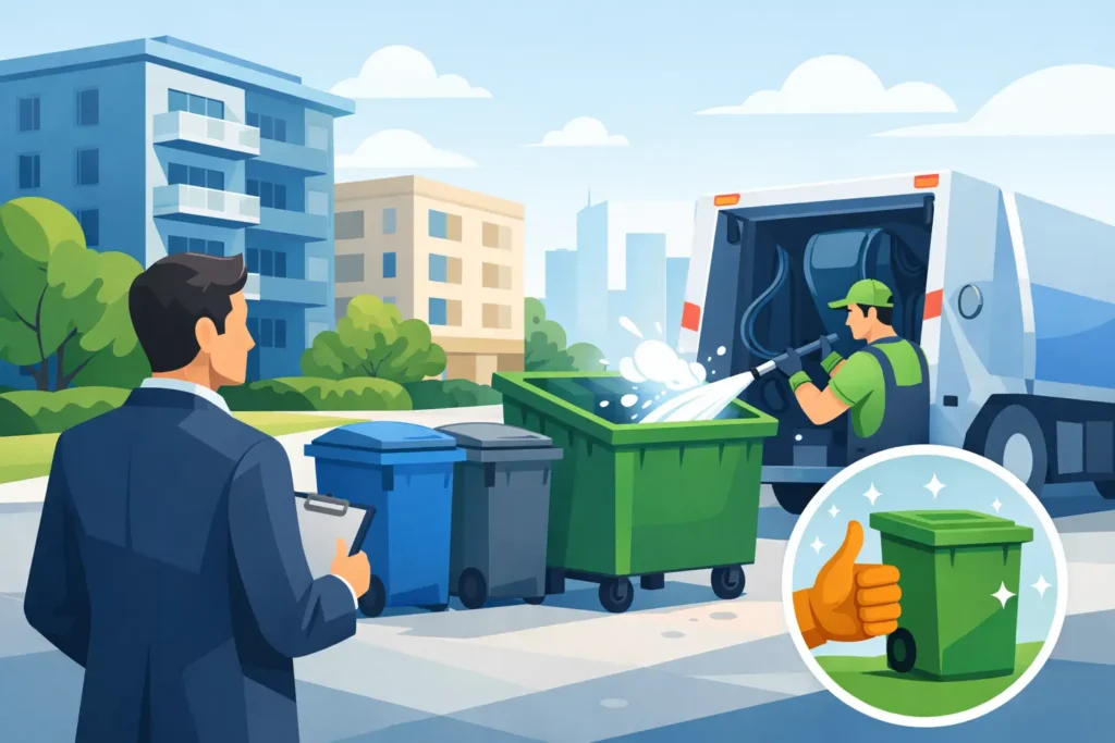 Bin Cleaning for Property Managers That Works