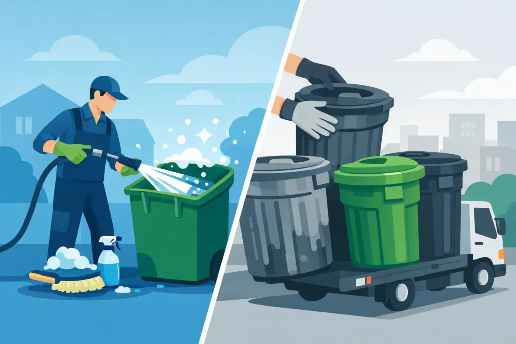 Bin Cleaning vs Replacing Cans