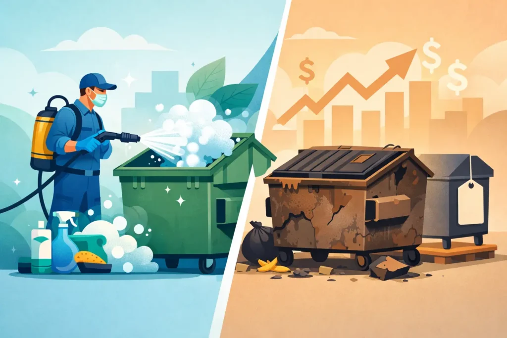 Dumpster Sanitizing Versus Replacement Costs