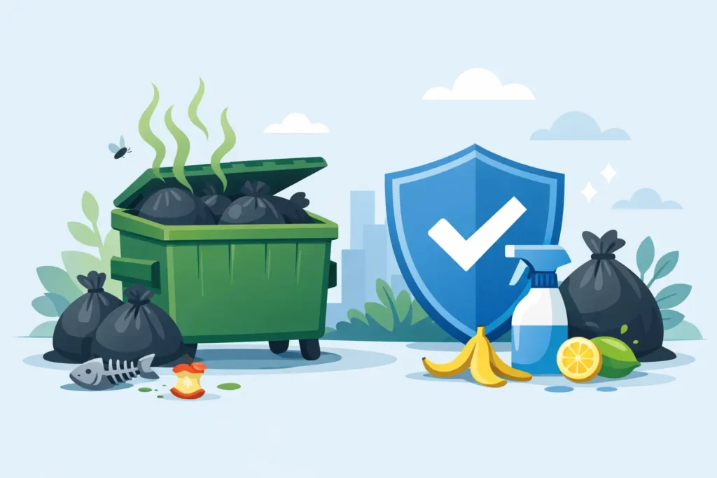 How to Prevent Dumpster Odor Buildup