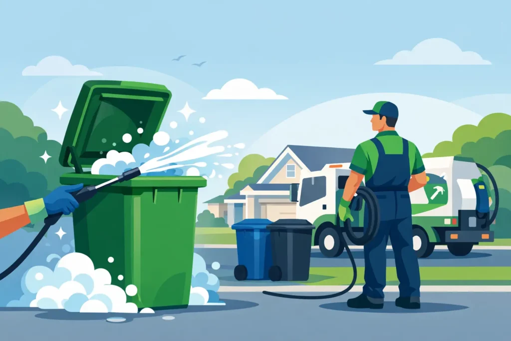 Trash Bin Cleaning Avon Homeowners Trust