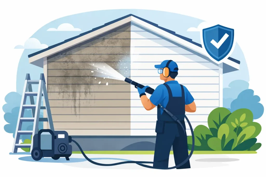 How to Wash House Siding Safely Without Damage