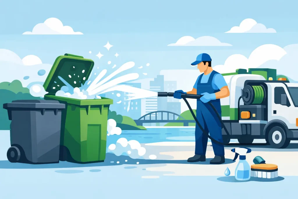 Trash Bin Cleaning Near Quincy That Gets Results