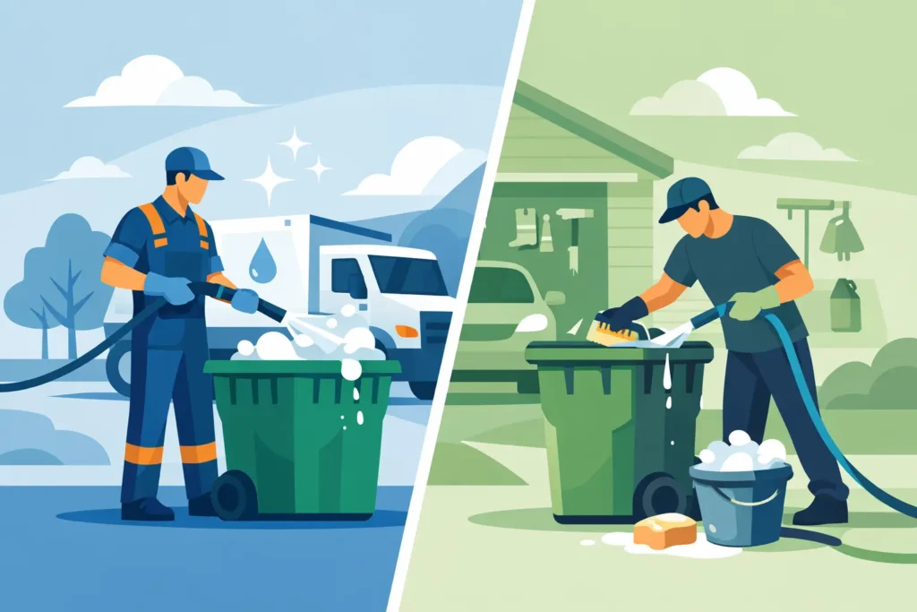 Trash Bin Service Versus DIY: What Pays Off?