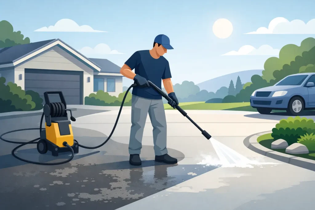 A Homeowner's Guide to Driveway Pressure Washing