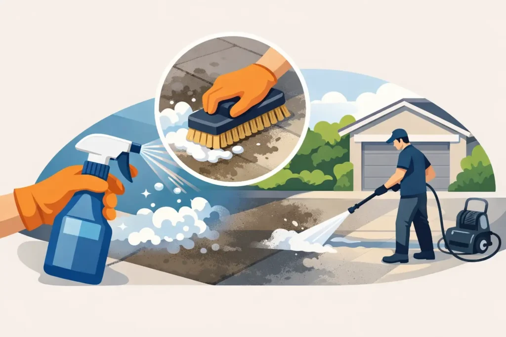 Driveway Grime Removal Methods That Work