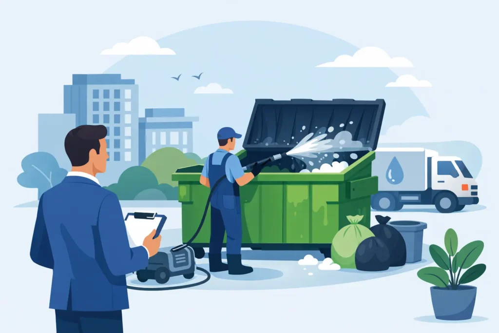 Dumpster Cleaning for Property Managers That Works