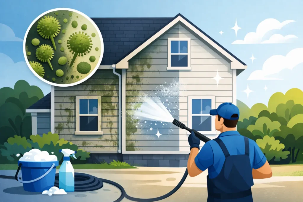 House Washing for Mold Removal That Lasts