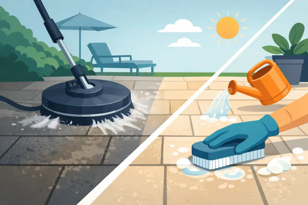 How to Clean Patio Pavers Without Damage
