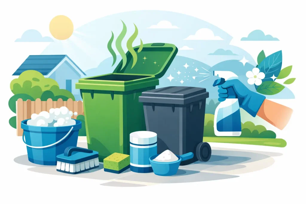 How to Deodorize Outdoor Trash Bins Properly